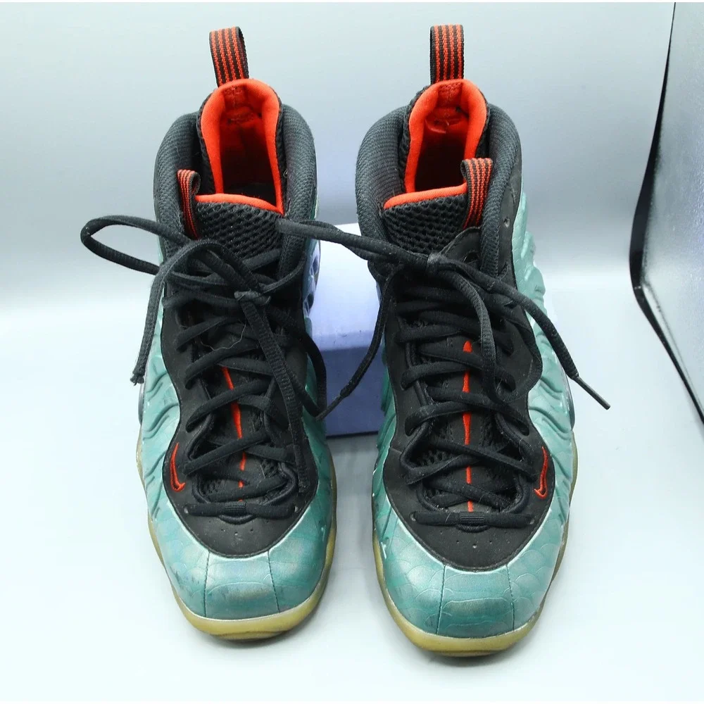 Nike Air Foamposite One Gone Fishing Emerald Green Black 644791-300 Mens 6.5Y